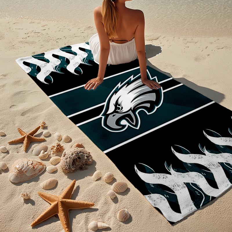 Eagle Power Philadelphia Microfiber Beach Towel, Lightweight And Quick-Dry, for Summer Travel, Beach Essential, Swimming Pool