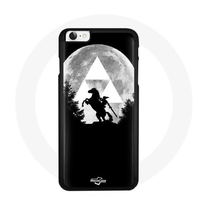 Coque - Zelda - iPhone 4 - Souple - Noir - Motif Zelda