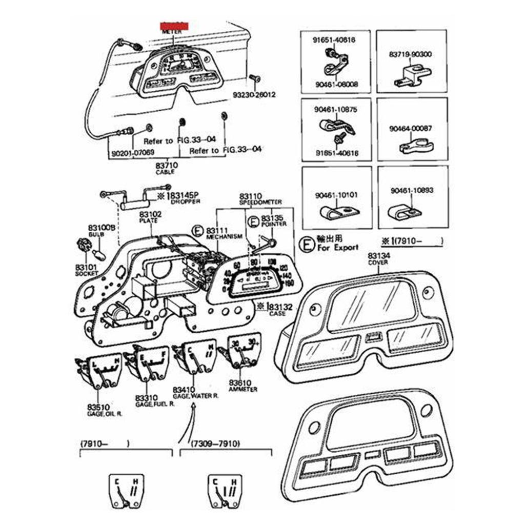 Простая в установке приборная панель автомобиля, подходит для FJ40 FJ45 BJ40 1974-1980 83100-60180 8310060180