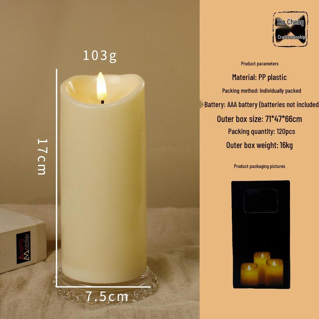 Светодиодная имитация свечи: Идеально подходит для дней рождений, романтических событий, свадеб и театральных декораций.