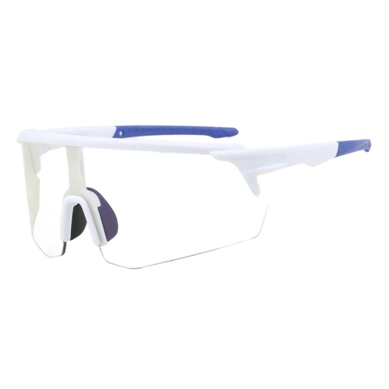 Photochromic Motorcycle Glasses Auto Tinting Lens UV Protection Sports Windproof Safety Eyewear for Day Night Cycling