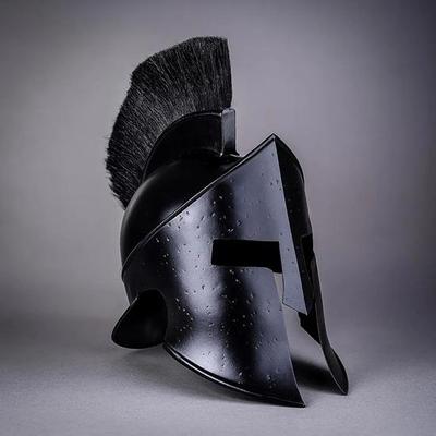 Шлем спартанца Ручная работа Доспехи греческого воина для косплея, LARP, украшение на Хэллоуин Высококачественная реплика шлема Средневековый декор