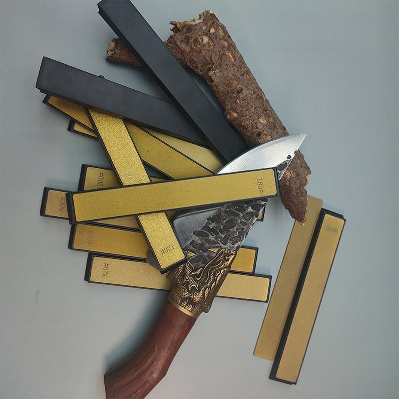 Золотой алмазный точильный камень Точилка для ножей с фиксированным углом Точильный камень Алмазный точильный камень Масляный камень Хонинговальные камни