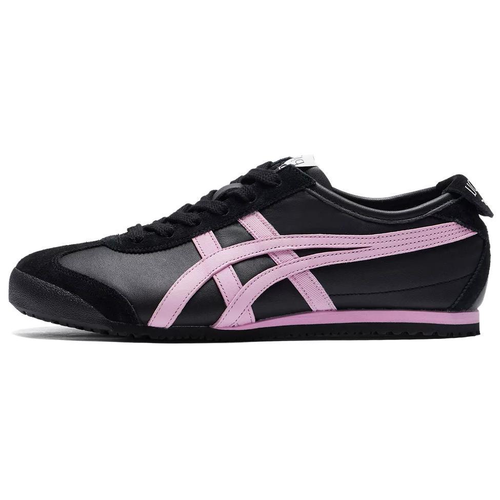 PATOU X Onitsuka Tiger Mexico 66 Black Pink Unisex Sneakers White 1183C380-001