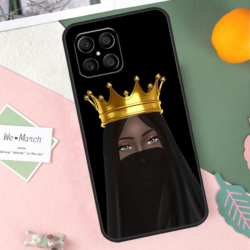 Королева никаба Исламская мусульманка Чехол Для Honor X8b X9b X9c X9a X8a X8 X9 50 70 90 Lite Honor 200 Lite Magic 7 5 6 Pro Чехол