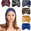 Women's Sports Headband Headband European and American Yoga Cross Print Elastic Cashew Flower Headband
