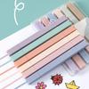 6 шт./компл. ручки-маркеры с двойной головкой, художественный маркер Kawaii, круглая форма, цветная ручка в стиле манга, канцелярские принадлежности, студенческие принадлежности для самостоятельного изготовления