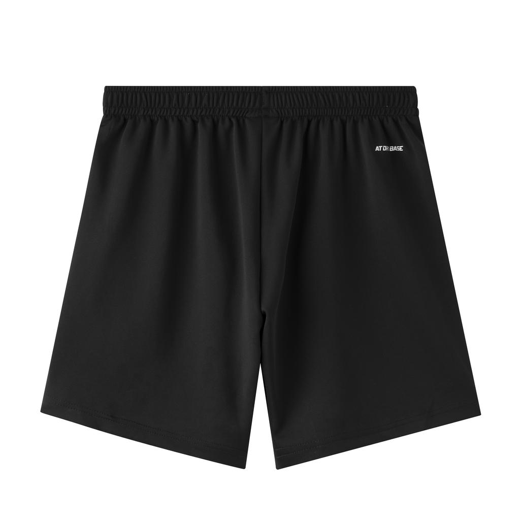 Li-Ning Чистый цвет логотипа повседневные дышащие вязаные спортивные шорты мужские черные AKYT063-4