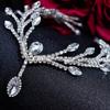 Handmade Rhinestone Bridal Headpiece: Wedding Hair Accessory & Forehead Chain