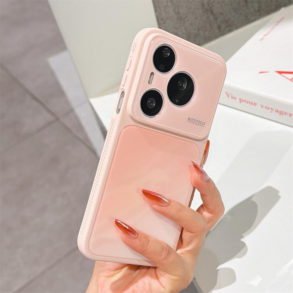 Fashion Gradient Candy Color Glass Phone Case For Huawei Pura 90 80 70 Ultra Mate 60 70 80 Pro Max Plus 5G Shockproof Hard Cover