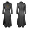 Nordic Anime White Saint And Black Pastor Cosplay Costume Lawrence Halloween Dress Up