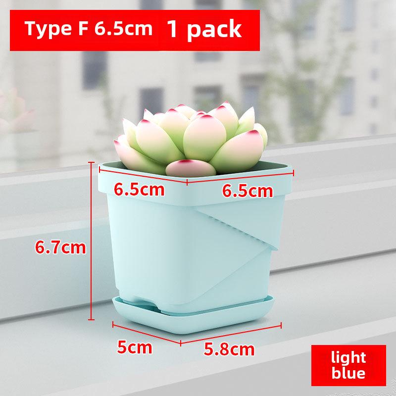 Прочные дышащие пластиковые квадратные цветочные горшки для дома и офиса