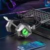 Wired Headset Luminous Light with Microphone RGB Flash 3.5mm/USB Cow Ear E-sports Game