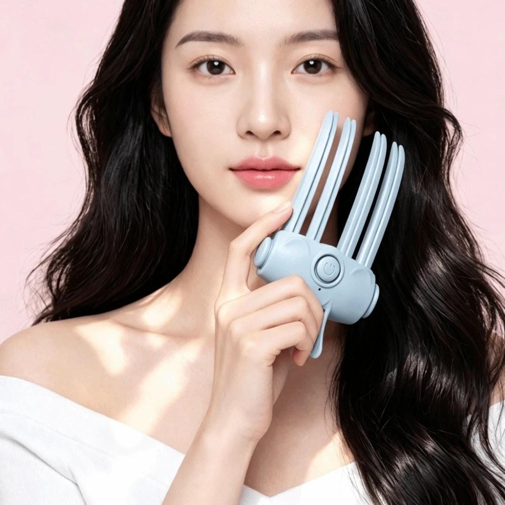 Non-Slip Electric Heating Hair Roots Fixed Shape Clip Fluffy Hair Styling Clip Daily Hair Care