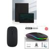 Для Galaxy Tab S8 Ultra Кожаный чехол-клавиатура с сенсорной подсветкой Bluetooth для защиты планшета