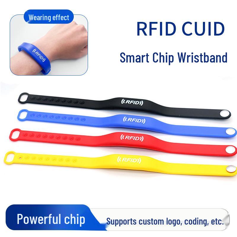 Силиконовый браслет NFC CUID: Перезаписываемая IC-карта доступа для сауны RFID.