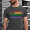 LGBTQ Pride Month American Flag T-Shirt, Gay Pride Shirt, Lesbian Gay Shirt