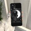 Чехол Moon Tarot Witch Cat для Samsung Galaxy A52S A06 A16 A26 A36 A56 A55 A35 A15 A53 A32 A33 A13 A14 A34 A54 A17