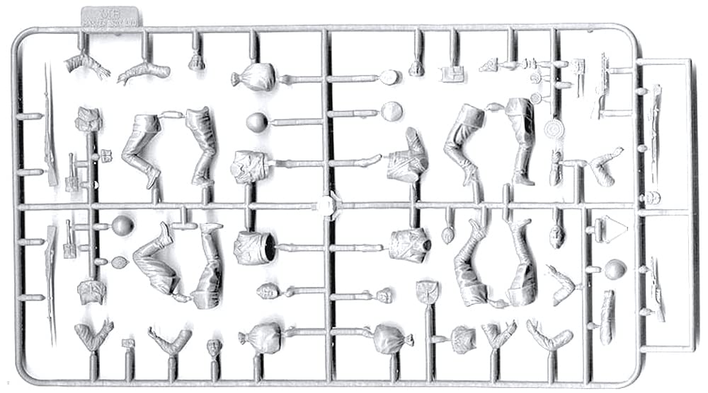 Master Box Масштаб 1/35 Советская пехота, Восточный фронт 2, 1941-1942, Набор пластиковых моделей из 4 фигур, MB35023