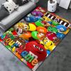 M&M's Custom Name Carpet Rug for Living Room Bedroom Home Sofa Decoration,Kids play Non-slip Floor Mat