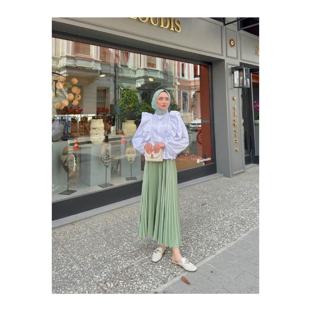 Плиссированная юбка в хиджабе