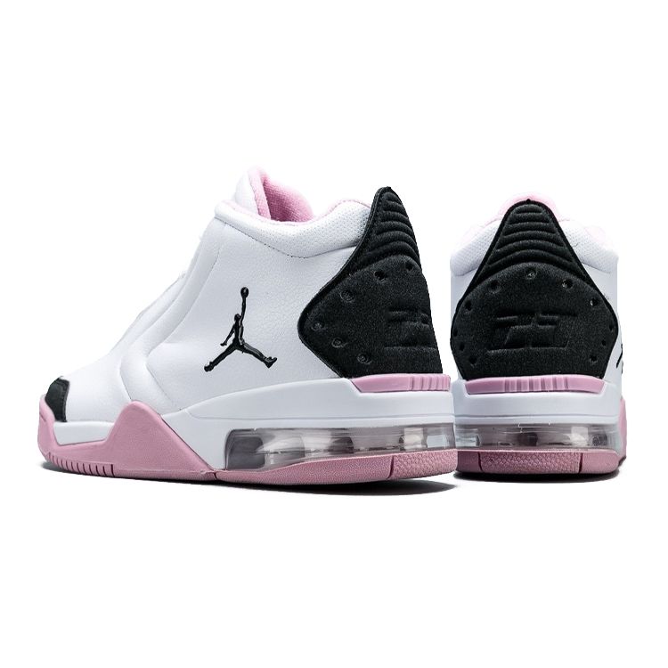 Jordan Большой фонд Кожа Удобные Ретро Поддерживающие Нескользящие Амортизирующие Прочные Баскетбольные Кроссовки Средней Высоты Детские кроссовки BV7375-106