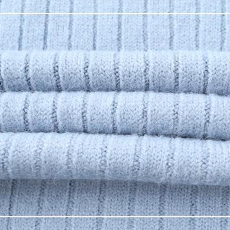 Однотонный свитер, женский свободный верх, комплект ленивого ветра, высокий воротник, корейская версия утолщенных вязаных топов