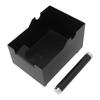 Coffee Knock Box with Stick PTFE Steel Coffee Powder Ground Tamping Station Base Container