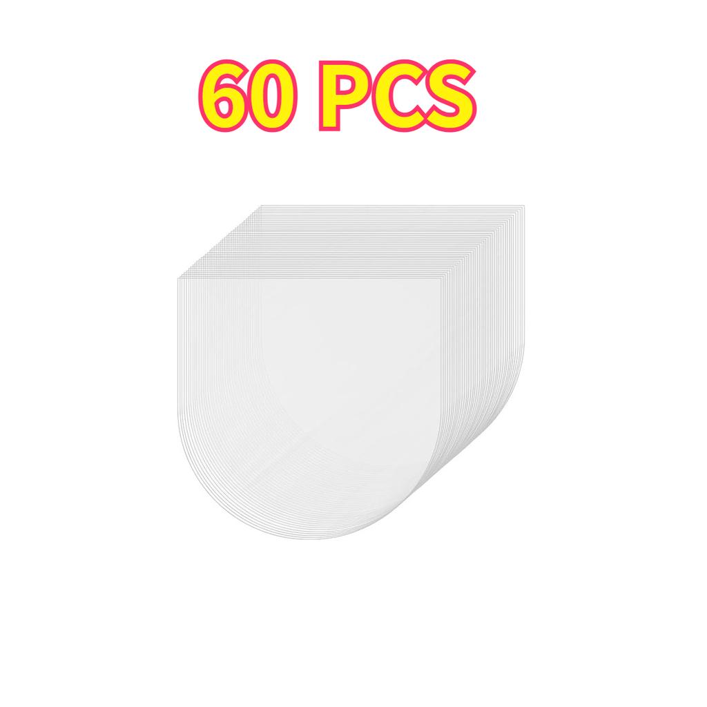 15/30/60 PCS Record Outer Sleeves – 12" Crystal Clear Protective Covers for LP Albums, Dust & Scratch Resistant
