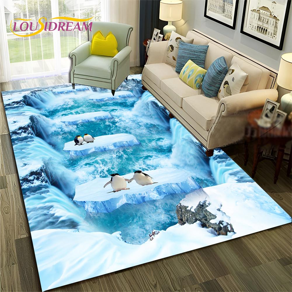 HD Галлюцинация Видение 3D Иллюзия Ковер Коврик для Дома Гостиной Спальни Дивана Придверный Коврик Декор, Детский Коврик Нескользящий Напольный Коврик