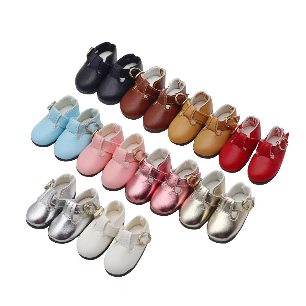 Lightweight Doll PU Leather Shoes Shoes Doll Leather Boots  Children Toys