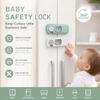 1/3/5Pcs Child Proof Refrigerator Locks Cabinet Lock Fridge Locks For Kids Safety Baby Freezer Door Latches With Adhesive Tape