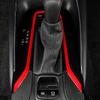Red Gear Shift Box Panel Cover Trim For TOYOTA COROLLA 2019-2022