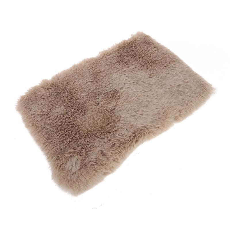 Winter Warm Furry Non-Slip Car Armrest Box Mat Universal Auto Trunk Center Console Protective Pad Trim Universal Interior Accessories