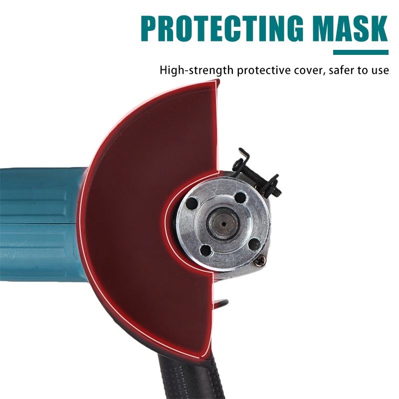 M14 Brushless Cordless Angle Grinder Lithium-Ion Cutting Machine 125mm Electric Angle Grinder Power Tools for 18V Battery