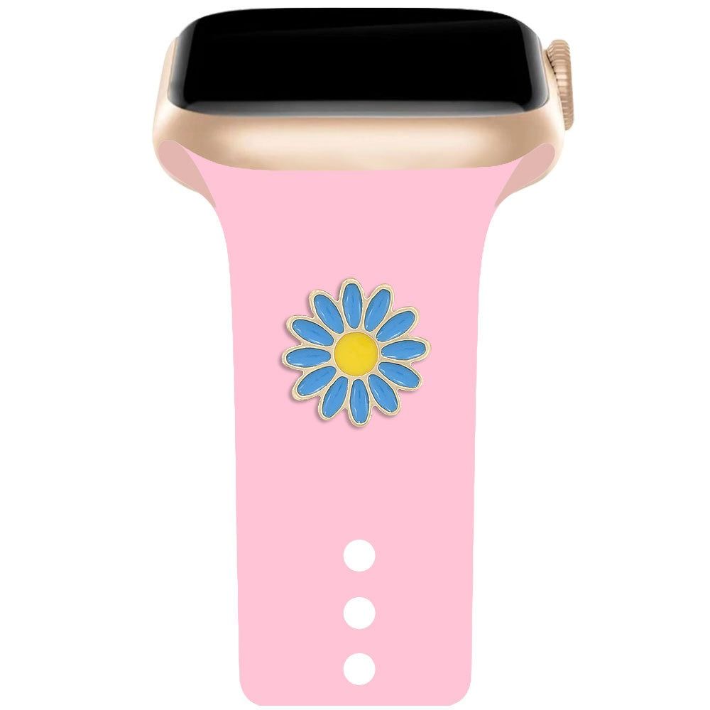 Flower Decorative Ring Brooch Wristbelt Charms Creative Watch Band Ornament  Strap Accessories