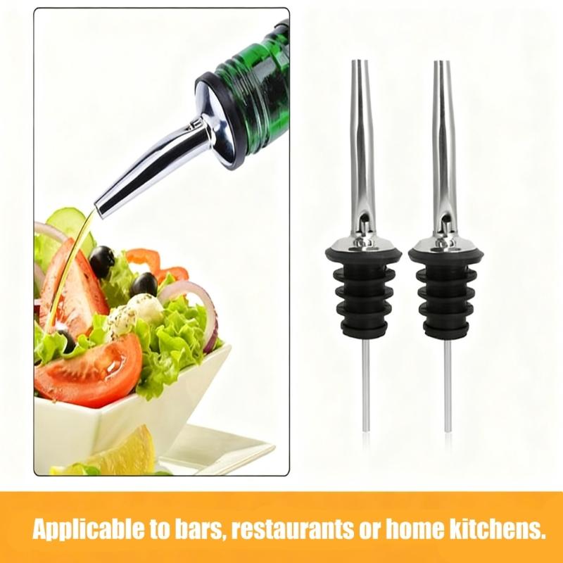 Premium Nonrust Steel Bartending Tool Set With Ice Tongs Pour Spouts And Measuring Cup For Home Pubs Cocktails Making