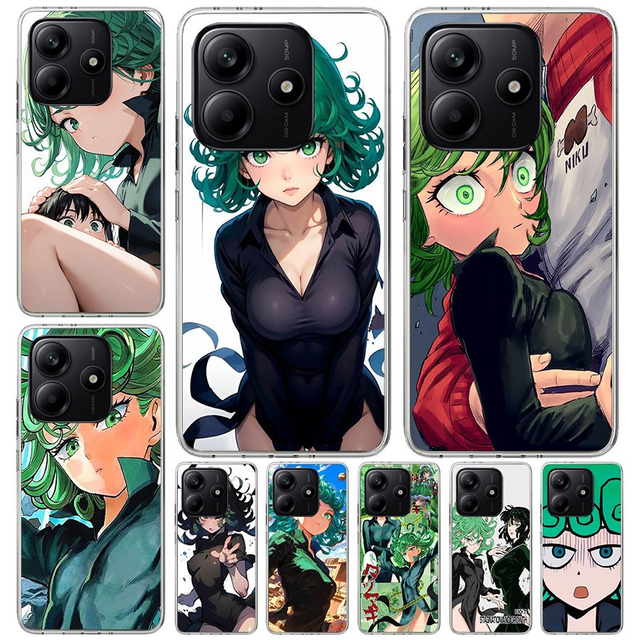 Мягкий чехол для телефона One P-Punch-Man Tatsumaki для Xiaomi Redmi Note 15 14 14S 13 12 Pro Plus 12S 11 11S 11E 10 10S 11T 5G Fundas Coq