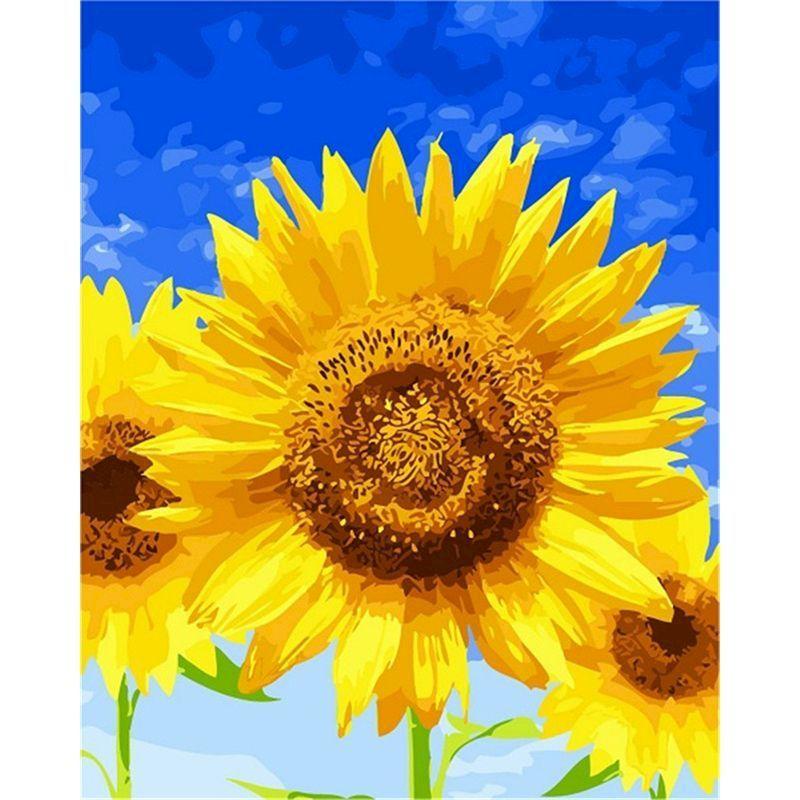 5D DIY Diamond Painting Sunflower Vase Diamond Mosaic Embroidery Flower Needlework Personalized Gift Decoration Home