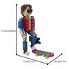 Gobricks MOC Марти МакФлай со скейтбордом и камерой Строительные блоки Назад в будущее Кирпичи Модель Образовательные игрушки Подарок