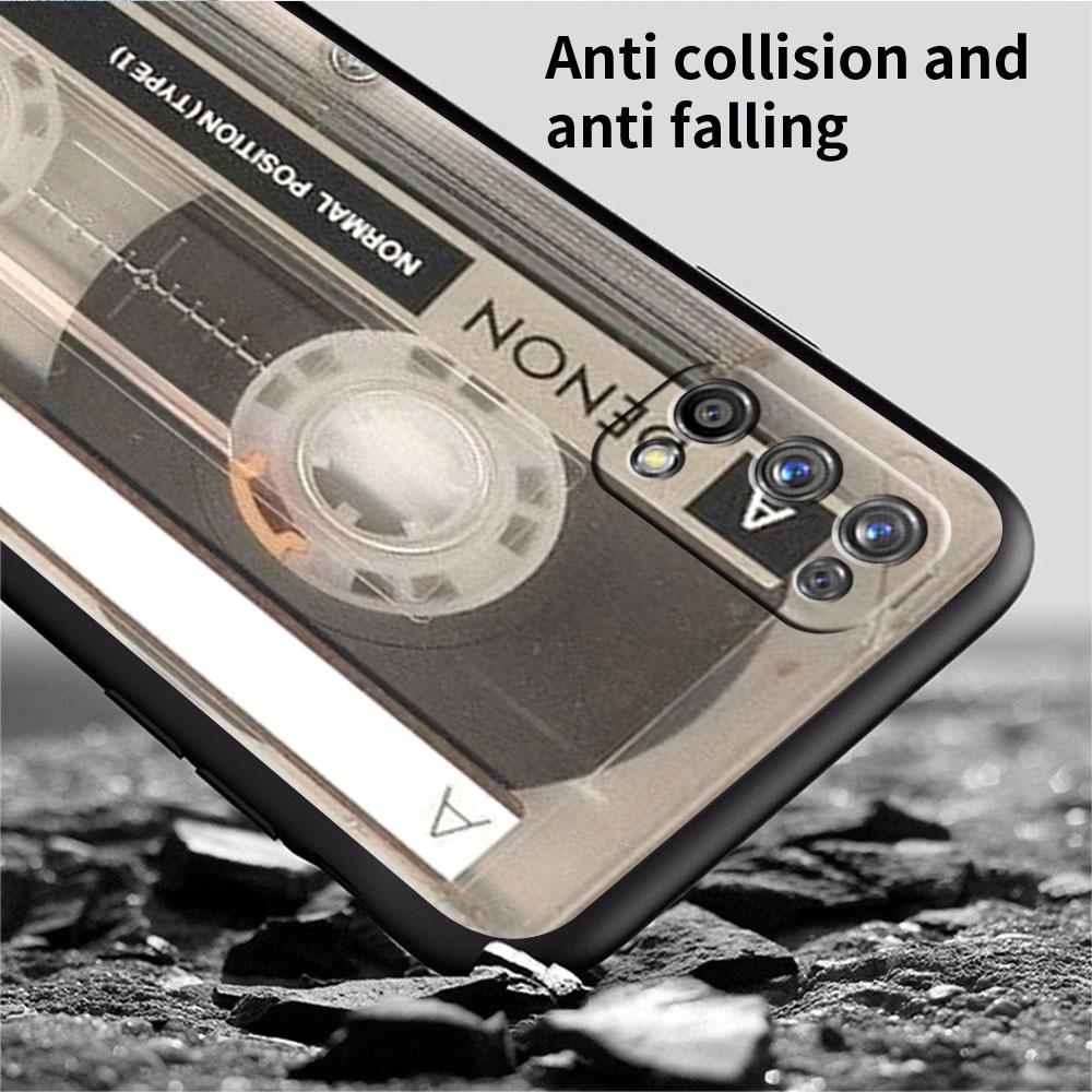 Magnetic Radio Tape Cassette Case For Realme 8 C21y GT Neo 2 3 8i C21 7 C11 6 C12 C35 C3 GT 9 Pro C12 Silicone TPU Phone Cover