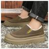 Хлопковая обувь с флисом, Мужская обувь, Теплые ботинки на толстой подошве, Однофутовые зимние ботинки, Универсальные хлопковые ботинки