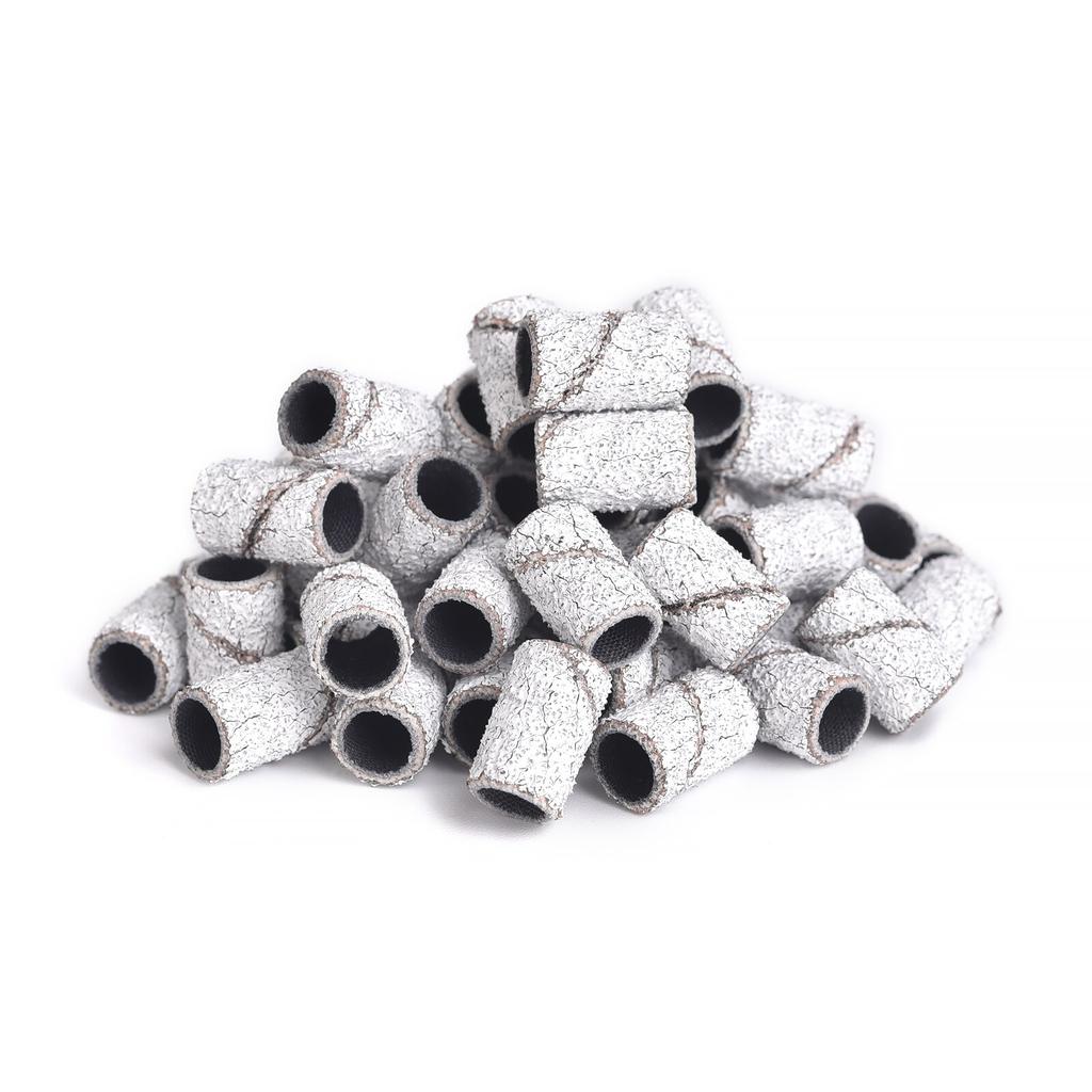 50 шт., шлифовальные ленты для сверл для ногтей, набор лент для сверл для ногтей, инструменты для удаления геля и педикюра