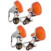 Turn Signal Lights Fit Suzuki GN125 GN250 HJ125-8 Motorcycle Front Rear Turn Signals 2