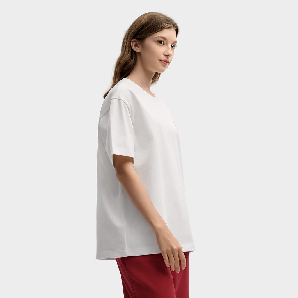 Fila Оригинальная футболка с пионом, модная, простая, классическая, ретро, повседневная, спортивная, удобная, вязаная, свободного кроя, с коротким рукавом, унисекс, топы F51U619101FWT
