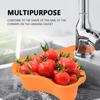 Swan Drain Basket Kitchen Leftover Sink Strainer General Fruit And Vegetable Drain Basket Multifunctional Hanging Drain Basket