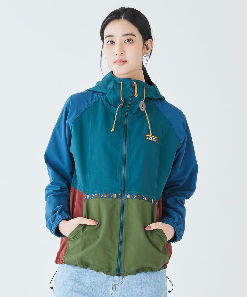 Mountain Classic Японский размер 1000027542 [L.L.Bean] Женская куртка, Многоцветный, Облегающий, S, Ель/Тосканский оливковый, Многоцветный,