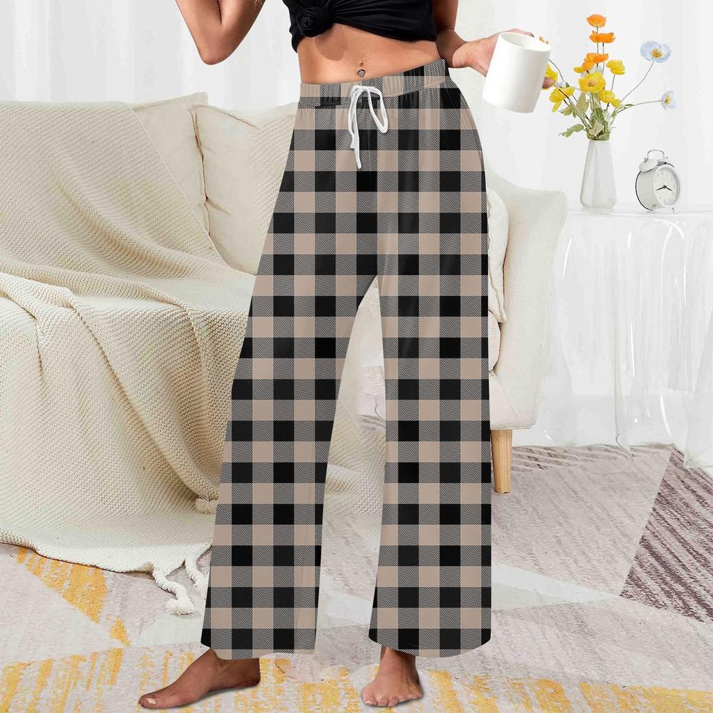 Women's Allover Printed Home Pants Sleeping Pajama Pants Long Pants Pajama Pants Yoga Pants