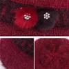 New Women Autumn Winter Hat Middle-Aged Mother Thick Warm Knitted Cap  for Women Elegant Wool Bucket Hat