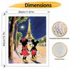 Disney Микки и Минни Маус в Париже Эйфелева башня Раскраска по номерам Художественный набор для рисования Домашний декор Подарок